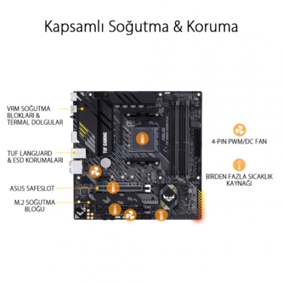 Asus TUF GAMING B550M-PLUS DDR4 S+V+GL AM4 Asus TUF GAMING B550M-PLUS DDR4 S+V+GL AM4