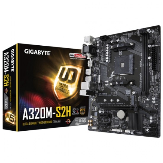 Gigabyte GA-A320M-S2H S+V+GL DDR4 AM4 Gigabyte GA-A320M-S2H S+V+GL DDR4 AM4