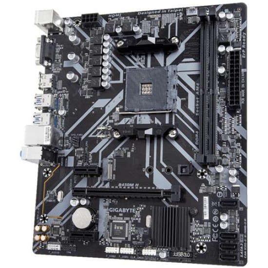 Gigabyte B450M-H S+V+GL DDR4 AM4 (mATX) Gigabyte B450M-H S+V+GL DDR4 AM4 (mATX)