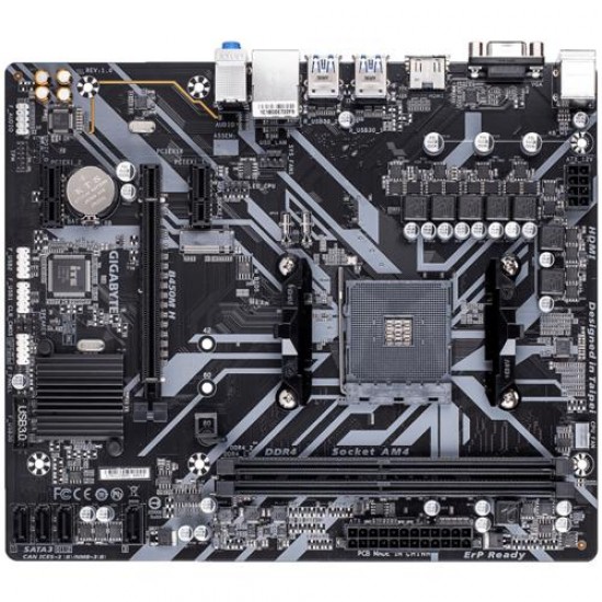 Gigabyte B450M-H S+V+GL DDR4 AM4 (mATX) Gigabyte B450M-H S+V+GL DDR4 AM4 (mATX)