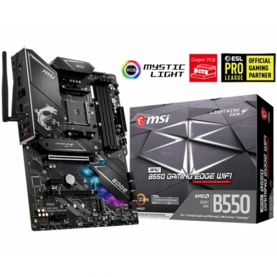 MSI MPG B550 GAMING EDGE WIFI DDR4 S+V+GL AM4 MSI MPG B550 GAMING EDGE WIFI DDR4 S+V+GL AM4
