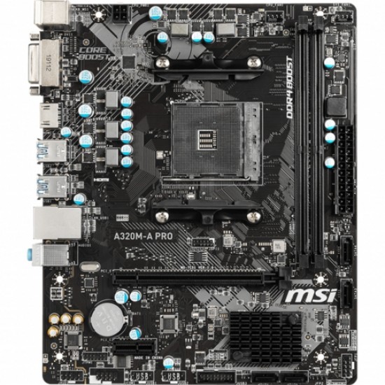 MSI A320M-A PRO DDR4 S+V+GL AM4 (mATX) MSI A320M-A PRO DDR4 S+V+GL AM4 (mATX)