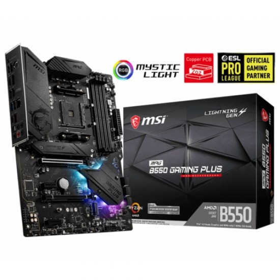 MSI MPG B550 GAMING PLUS DDR4 S+V+GL AMD AM4 MSI MPG B550 GAMING PLUS DDR4 S+V+GL AMD AM4