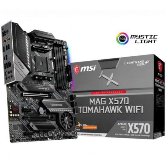 MSI MAG X570 TOMAHAWK WIFI DDR4 M.2 S+V+GL AM4 MSI MAG X570 TOMAHAWK WIFI DDR4 M.2 S+V+GL AM4