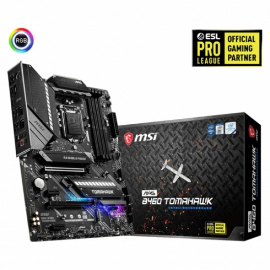 MSI MAG B460 TOMAHAWK DDR4 S+V+GL 1200p (Atx) MSI MAG B460 TOMAHAWK DDR4 S+V+GL 1200p (Atx)