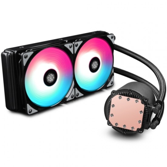 Deep Cool Castle 240 v2 RGB 240mm Sıvı CPU Soğt. Deep Cool Castle 240 v2 RGB 240mm Sıvı CPU Soğt.