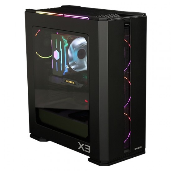 Zalman X3 BLACK Mid Tower Kasa Siyah PSU YOK Zalman X3 BLACK Mid Tower Kasa Siyah PSU YOK