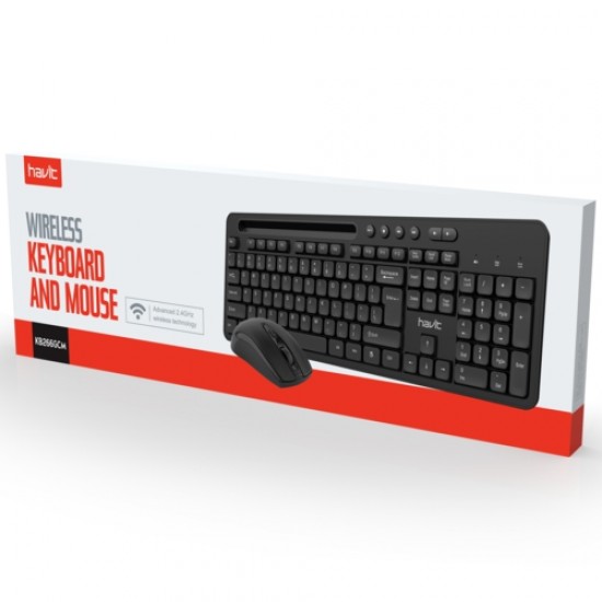 Havit KB266GCM Kablosuz Klavye Mouse Set Siyah Havit KB266GCM Kablosuz Klavye Mouse Set Siyah