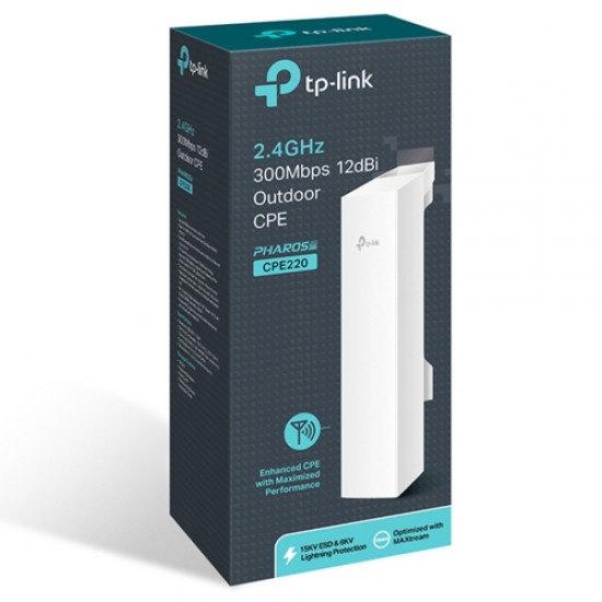 TP-Link CPE220 Wi-Fi 300Mbps Outdoor Access Point TP-Link CPE220 Wi-Fi 300Mbps Outdoor Access Point