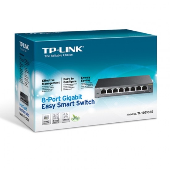 TP-Link TL-SG108E 8Port Gigabit Switch TP-Link TL-SG108E 8Port Gigabit Switch