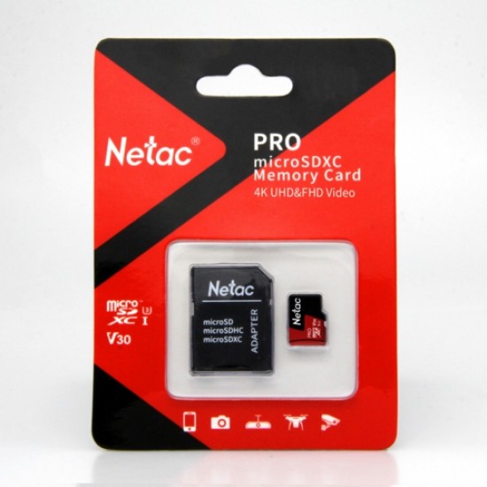 Netac 128G MicroSDXC V30/A1/C10 NT02P500PRO-128G-R Netac 128G MicroSDXC V30/A1/C10 NT02P500PRO-128G-R